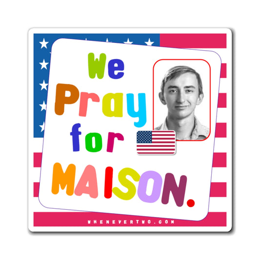 Maison DesChamps - We The People - Noah's Rainbow Magnet - 3'' - [181]