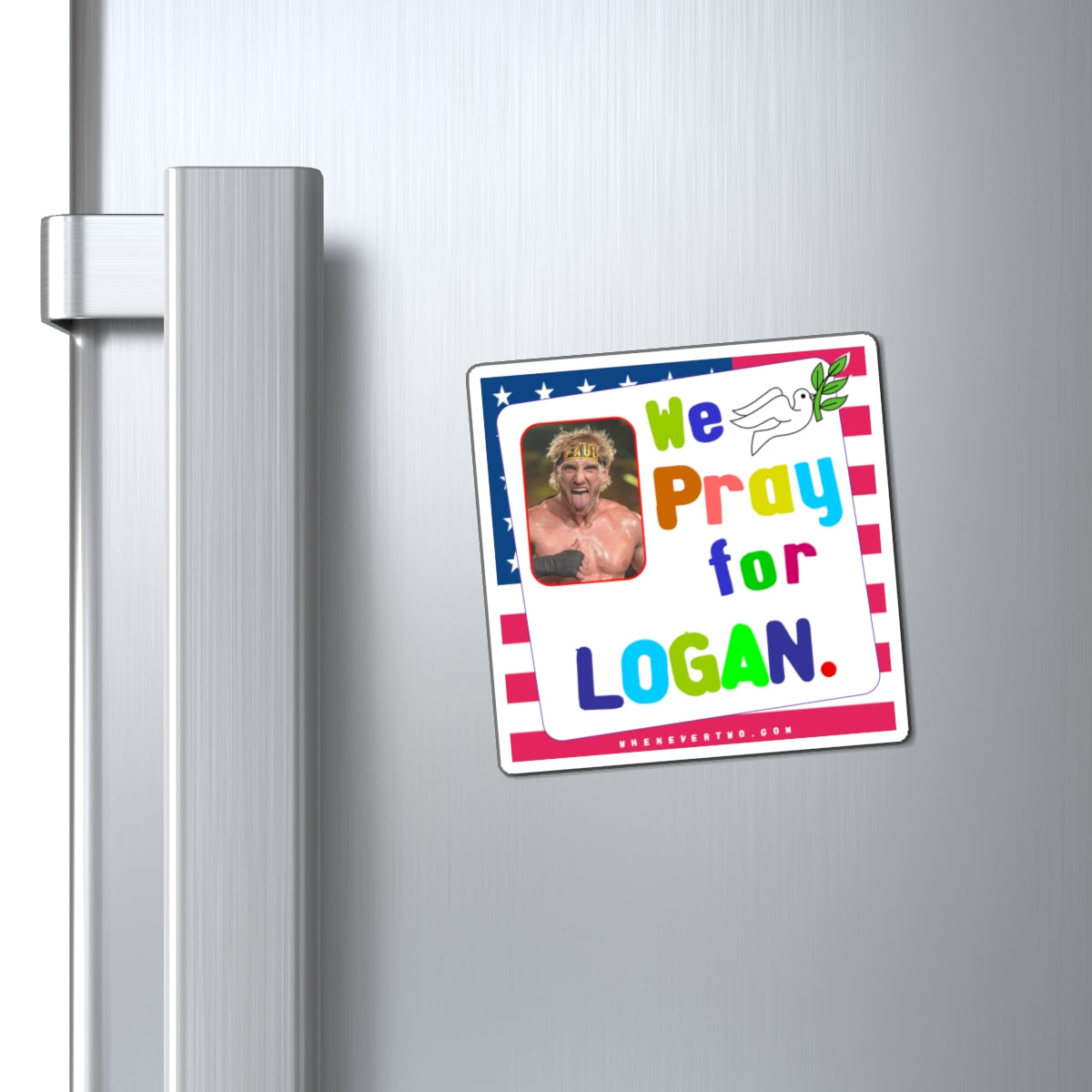 Logan Paul - We The People - Noah's Rainbow Magnet - 3'' - [143]