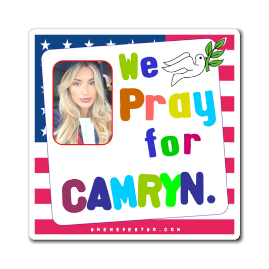 Camryn Kinsey - We The People - Noah's Rainbow Magnet - 3'' - [310]