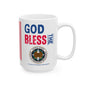 U.S. Office of Personnel Management - Major Agencies - God Bless - Mug - 15 oz