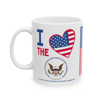 U.S. United States Nuclear Regulatory Commission - Major Agencies - I Love -  Mug - 11 oz