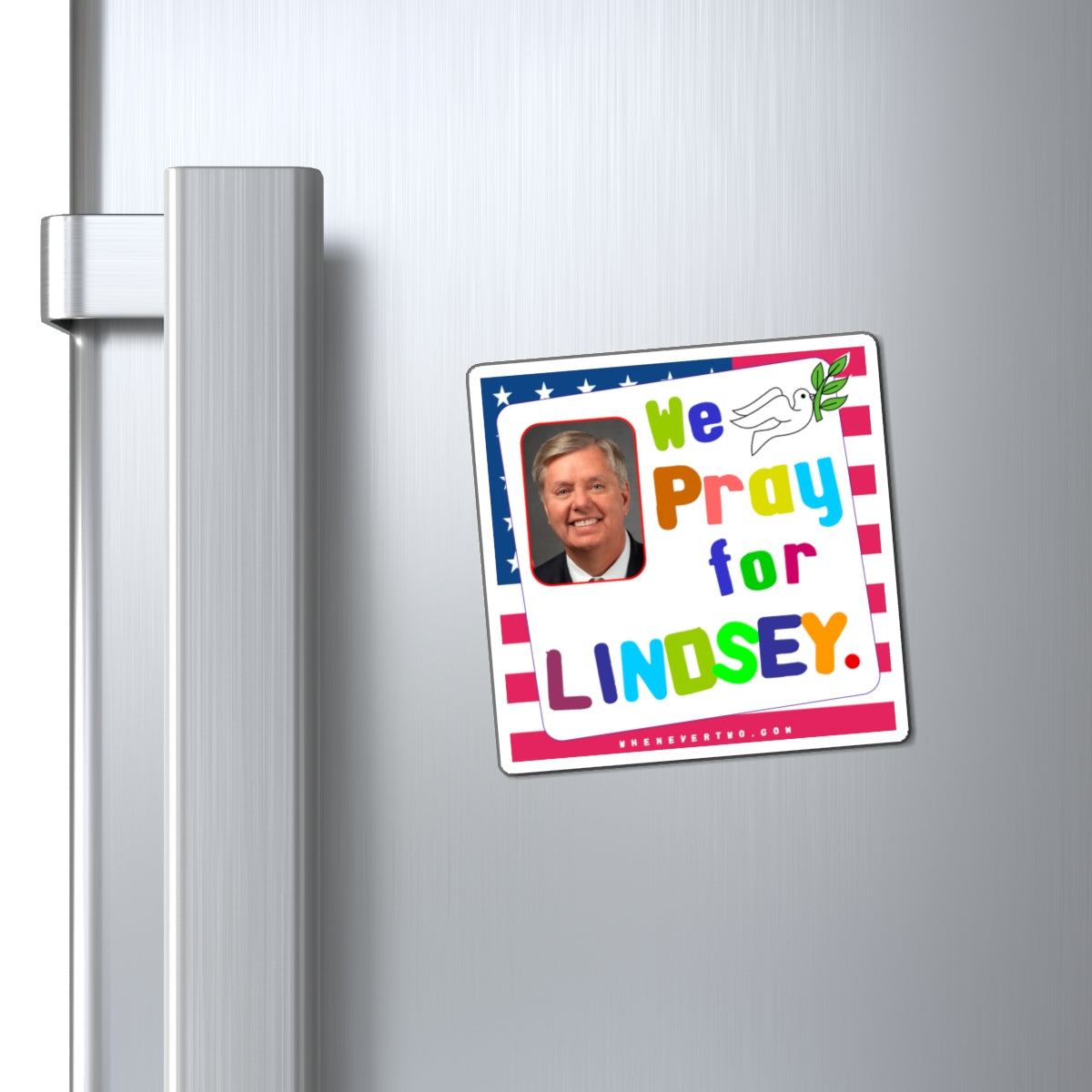 Lindsey Graham - Legislative Senator South Carolina - Noah's Rainbow Magnet - 3'' - [230]