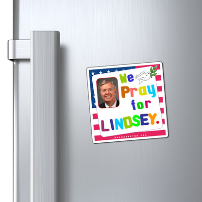 Lindsey Graham - Legislative Senator South Carolina - Noah's Rainbow Magnet - 3'' - [230]