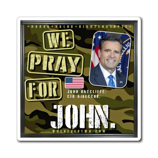 John Ratcliffe - Executive Cabinet CIA Director - The Man Cave Magnet - 3'' - [109]