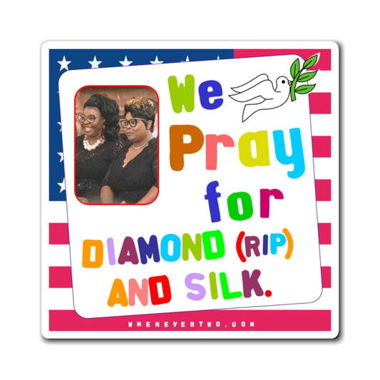 Diamond RIP and Silk - We The People - Noah's Rainbow Magnet - 3'' - [30]