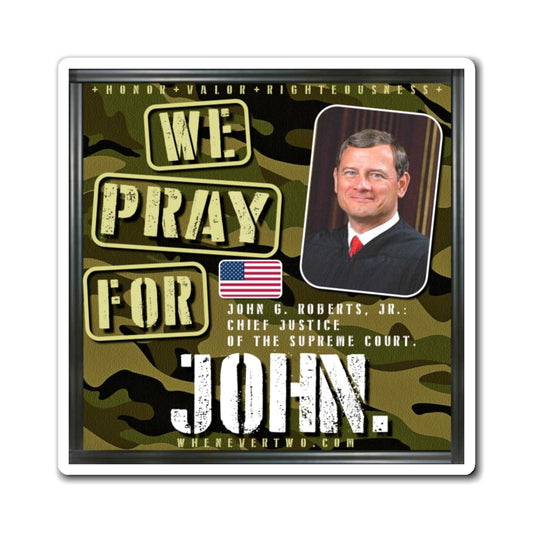 John G. Roberts, Jr. - Judiciary Supreme Court Chief Justice - The Man Cave Magnet - 3'' - [136]