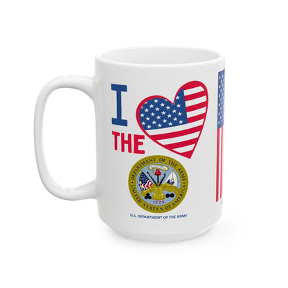 U.S. Department of the Army - Major Agencies - I Love - Mug - 15 oz