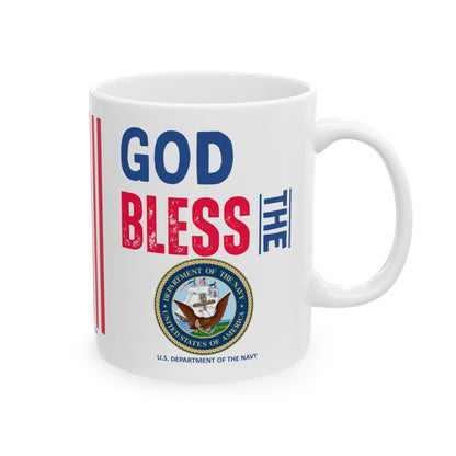 U.S. Department of the Navy - Major Agencies - God Bless - Mug - 11 oz