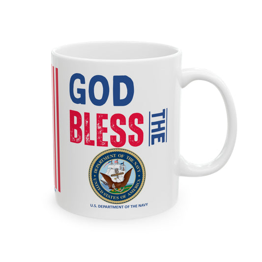 U.S. Department of the Navy - Major Agencies - God Bless - Mug - 11 oz