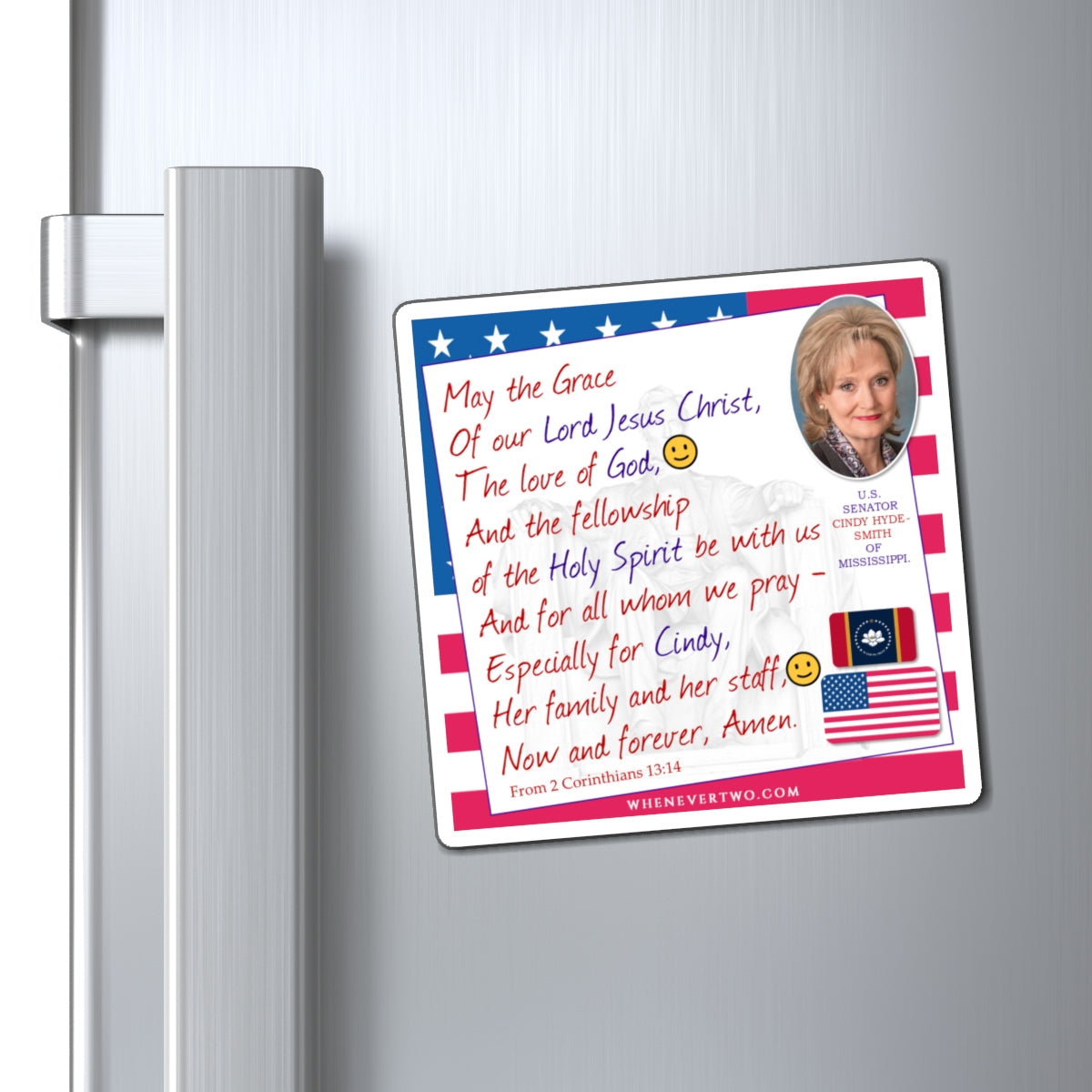 Cindy Hyde-Smith - Legislative Senator Mississippi - The Benediction Blessing Magnet - 4'' - [236]