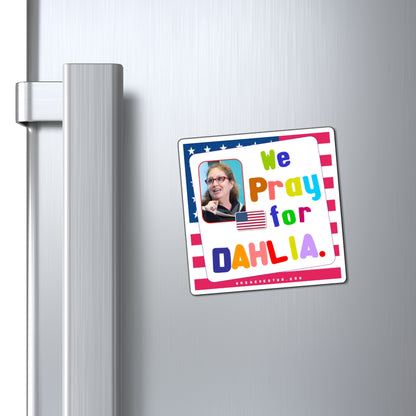Dahlia - We The People - Noah's Rainbow Magnet - 3'' - [180]