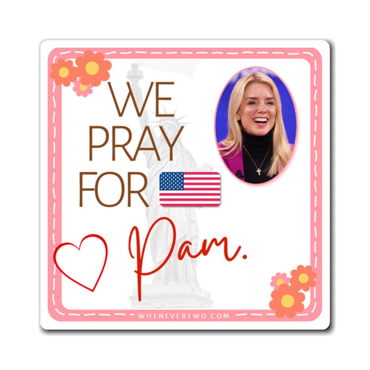 Pam Bondi - Executive Cabinet United States Attorney General - The Girl Cave Magnet - 3'' - [118]