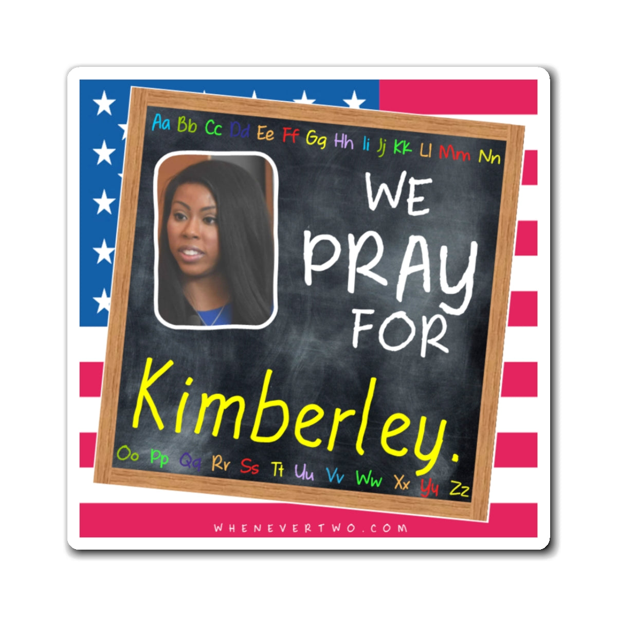 Kimberly Klacik - We The People - The Blackboard Magnet - 3'' - [173]