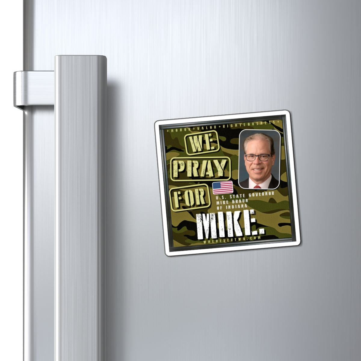 Mike Braun - State Executive Governor Indiana - The Man Cave Magnet - 3'' - [280]