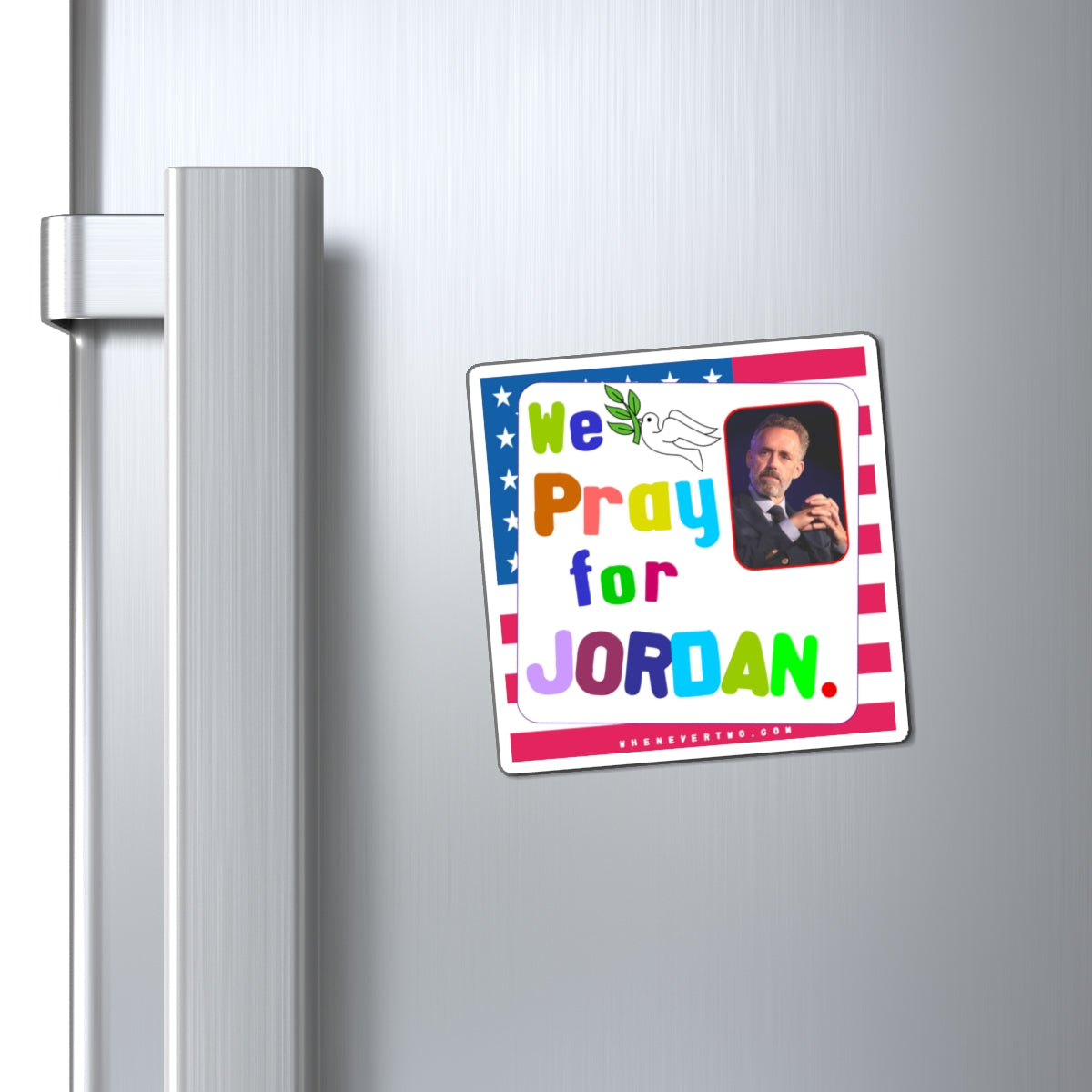 Jordan Peterson - We The People - Noah's Rainbow Magnet - 3'' - [53]
