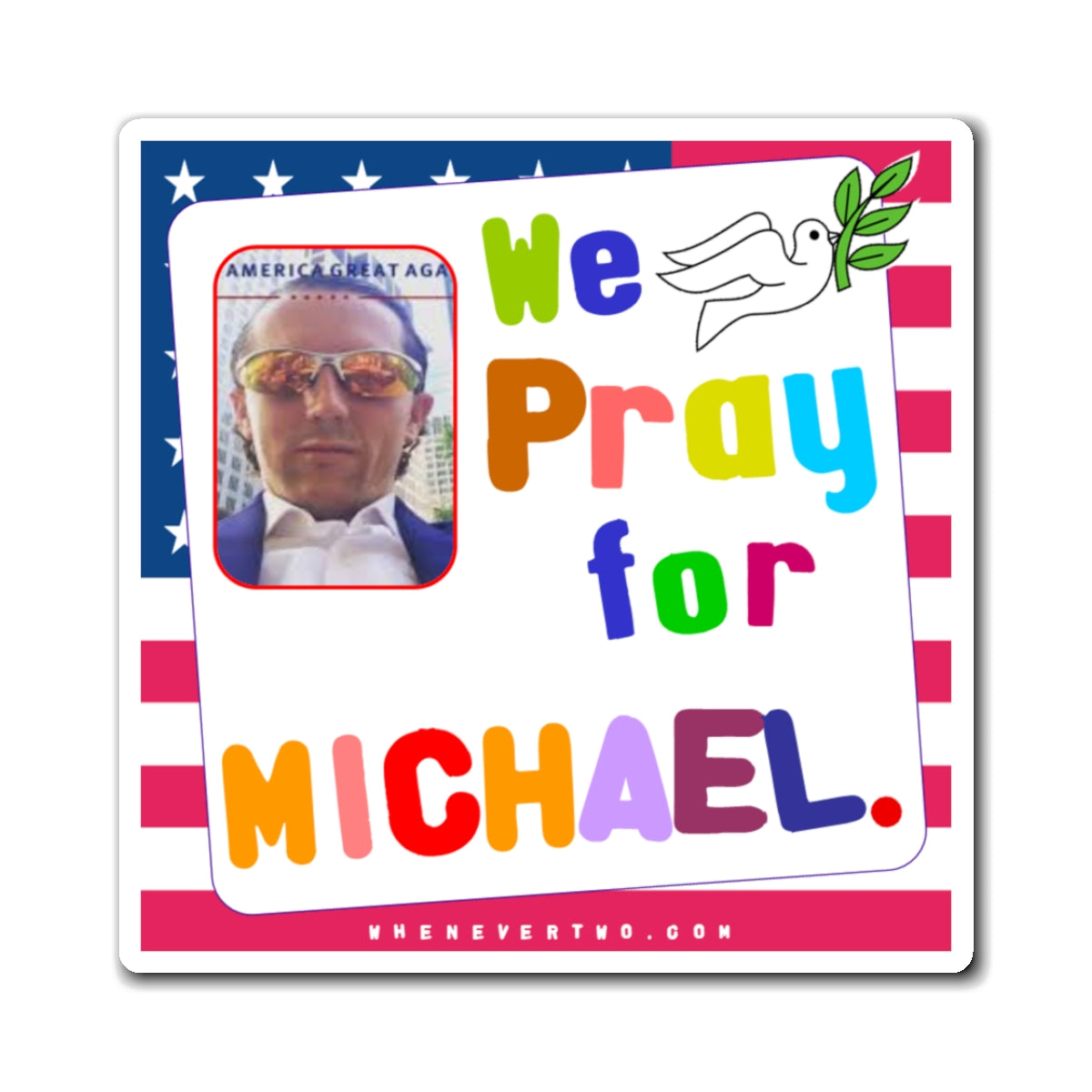 Michael Solakiewicz - We The People - Noah's Rainbow Magnet - 3'' - [192]
