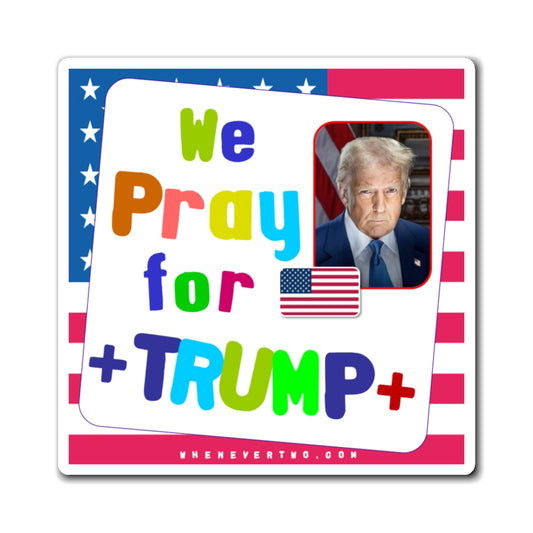 Donald John Trump. - Executive White House President of the United States of America - Noah's Rainbow Magnet - 3'' - [209]