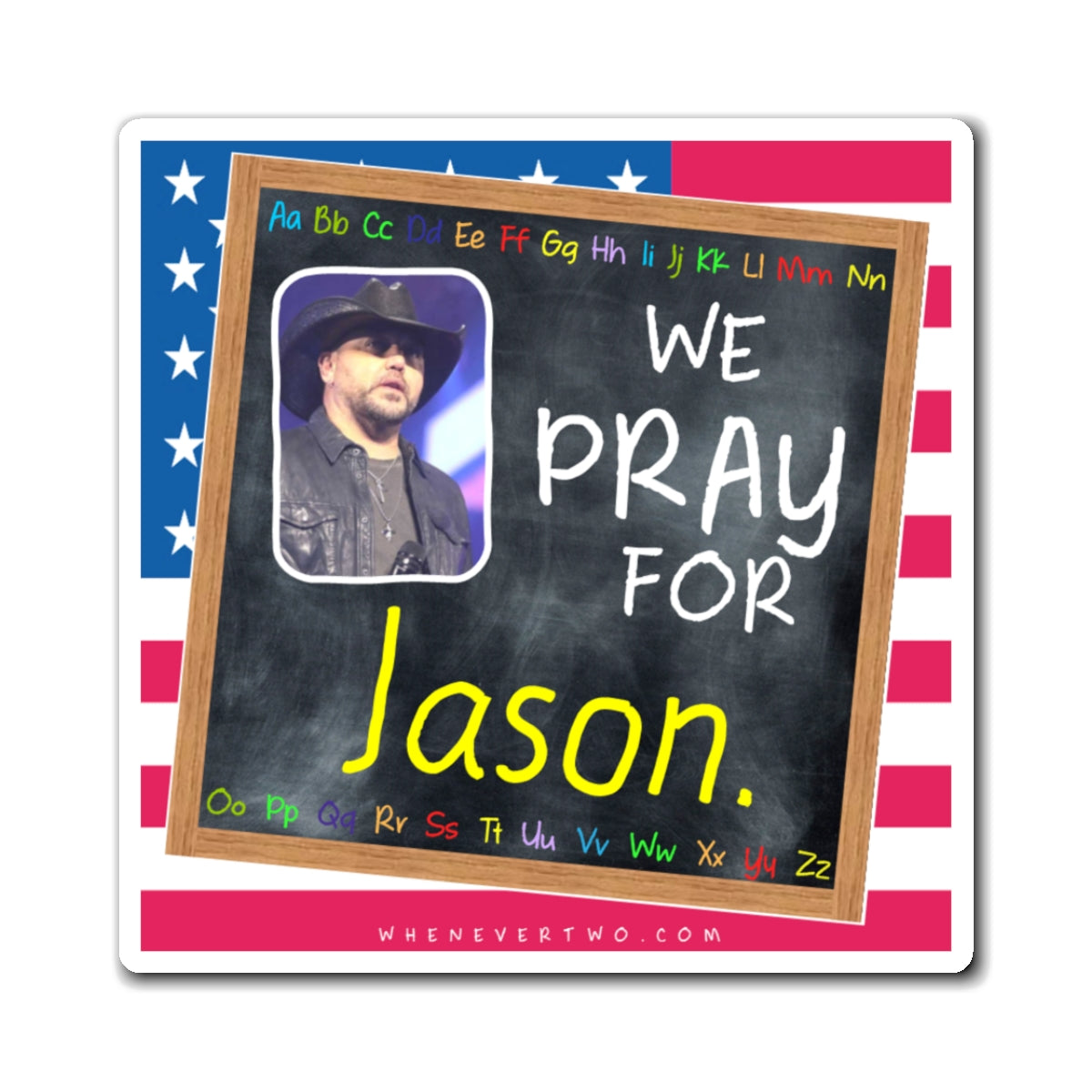 Jason Aldean - We The People - The Blackboard Magnet - 3'' - [46]
