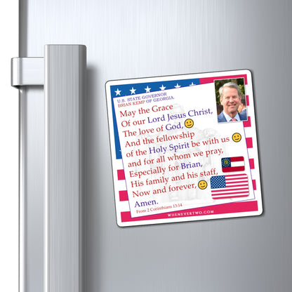 Brian Kemp - State Executive Governor Georgia - The Benediction Blessing Magnet - 4'' - [278]