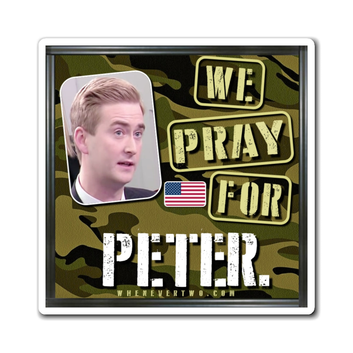 Peter Doocy - We The People - The Man Cave Magnet - 3'' - [82]