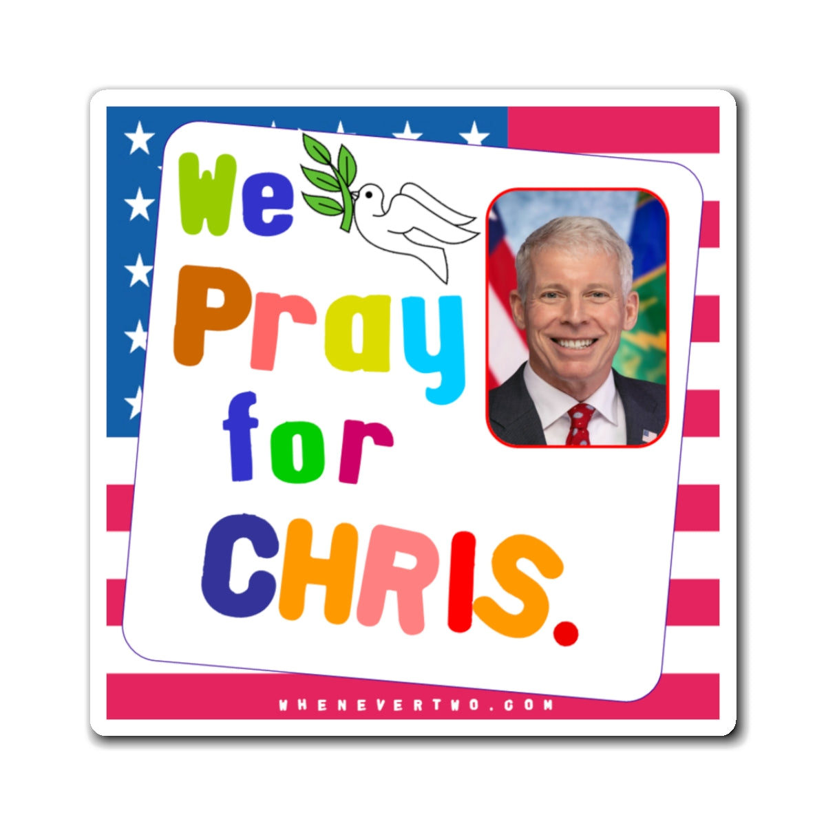 Chris Wright - Executive Cabinet Secretary of Energy - Noah's Rainbow Magnet - 3'' - [125]