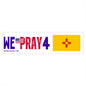New Mexico - We Pray - Bumper Sticker - Large