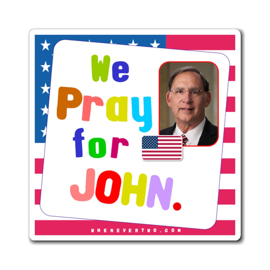 John Boozman - Legislative Senator Arkansas - Noah's Rainbow Magnet - 3'' - [215]