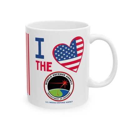 U.S. Missile Defense Agency - Major Agencies - I Love - Mug - 11 oz