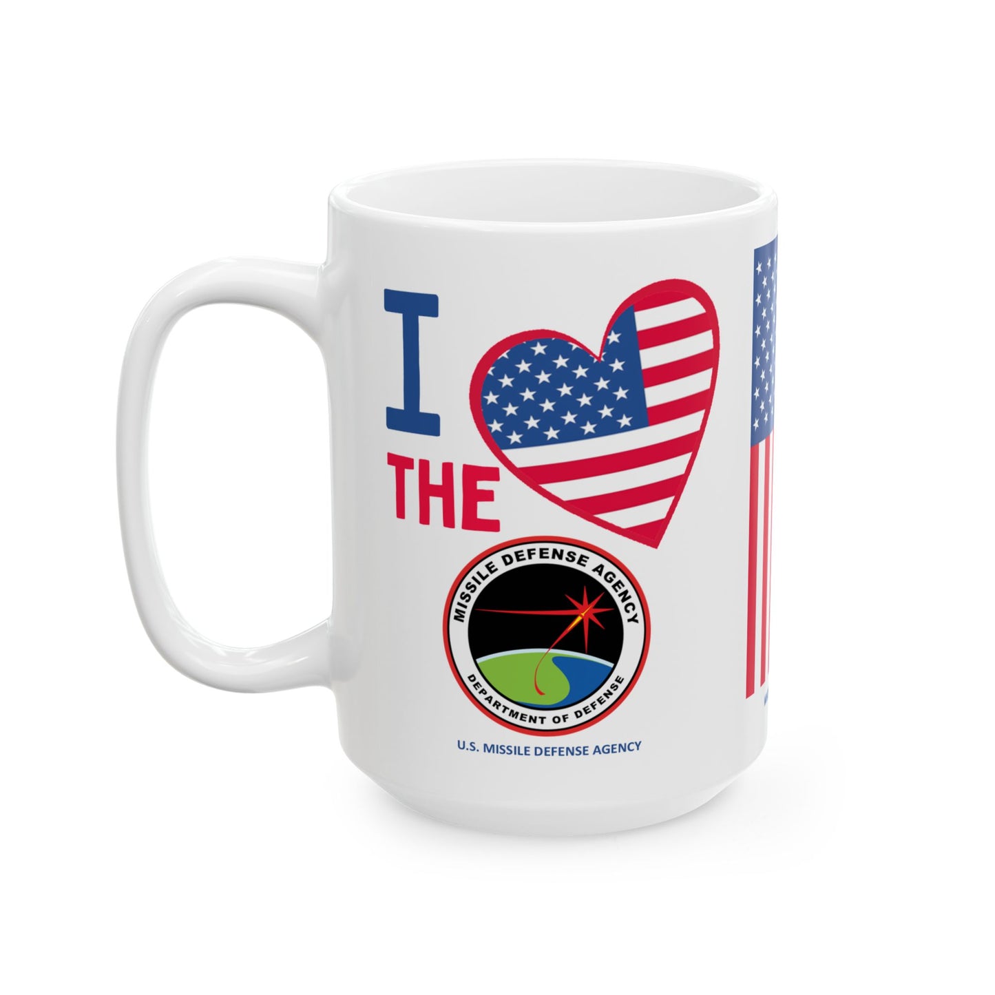 U.S. Missile Defense Agency - Major Agencies - I Love - Mug - 15 oz