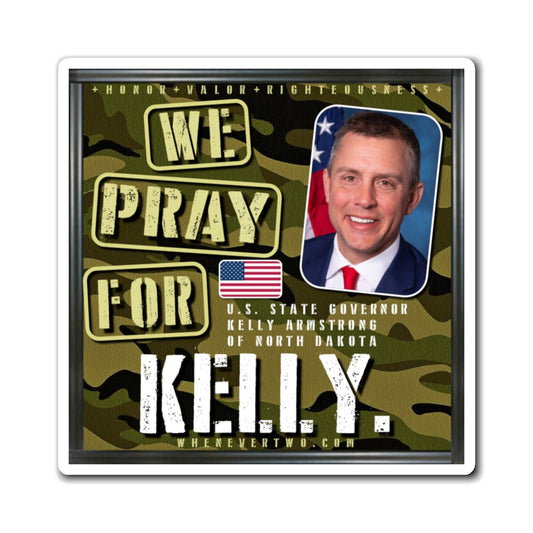 Kelly Armstrong - State Executive Governor North Dakota - The Man Cave Magnet - 3'' - [289]