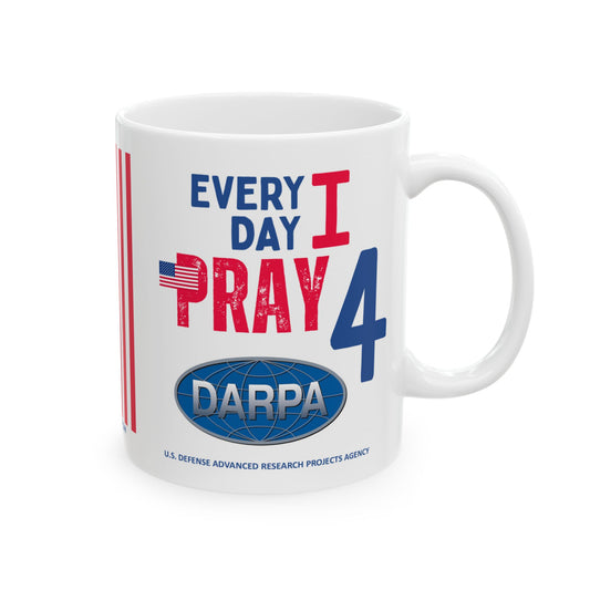 U.S. Defense Advanced Research Projects Agency - Major Agencies - I Pray - Mug - 11 oz