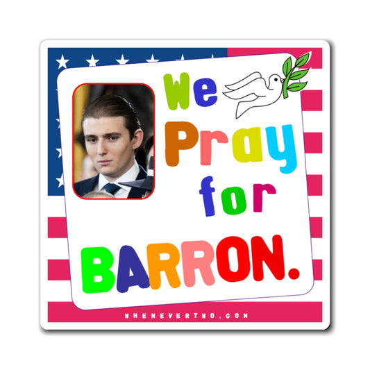 Barron Trump - We The People - Noah's Rainbow Magnet - 3'' - [302]