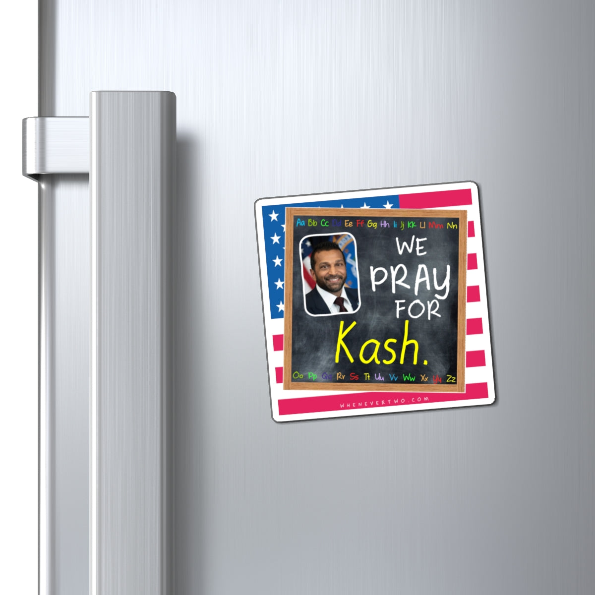 Kash Patel - Executive Cabinet FBI Director - The Blackboard Magnet - 3'' - [110]