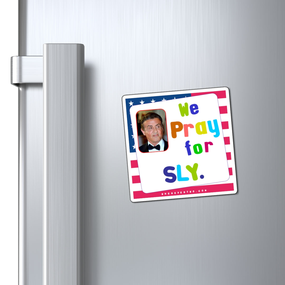 Sylvestor Stallone - We The People - Noah's Rainbow Magnet - 3'' - [322]