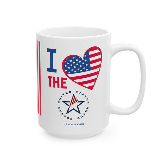U.S. Access Board - Major Agencies - I Love - Mug - 15 oz