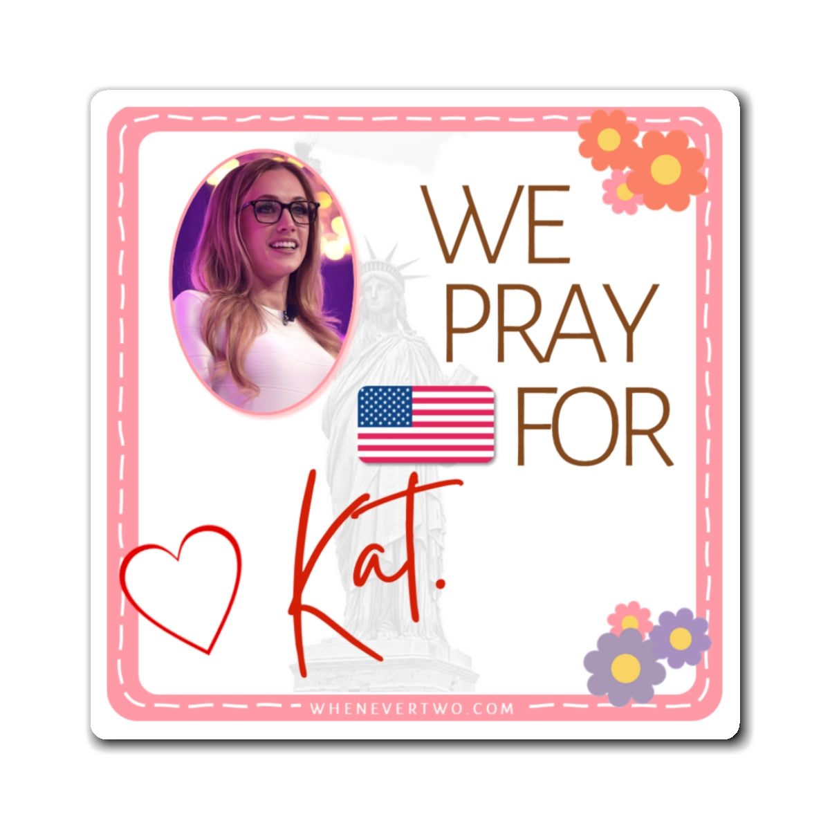 Kat Timpf - We The People - The Girl Cave Magnet - 3'' - [55]