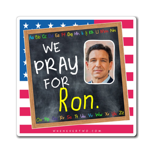 Ron DeSantis - State Executive Governor Florida - The Blackboard Magnet - 3'' - [277]