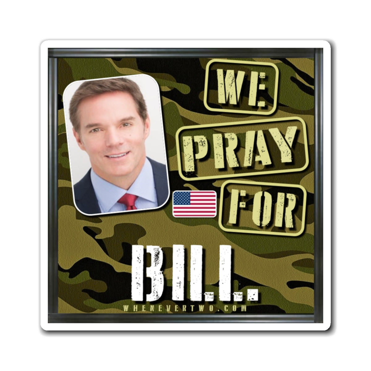 Bill Hemmer - We The People - The Man Cave Magnet - 3'' - [8]
