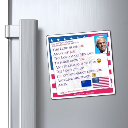 Joe Lombardo - State Executive Governor Nevada - The Aaronic Blessing Magnet - 4'' - [287]