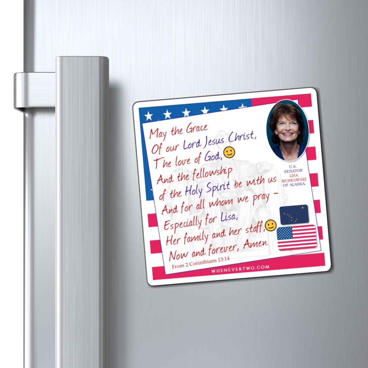 Lisa Murkowski - Legislative Senator Alaska - The Benediction Blessing Magnet - 4'' - [250]