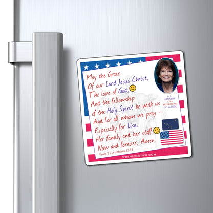 Lisa Murkowski - Legislative Senator Alaska - The Benediction Blessing Magnet - 4'' - [250]