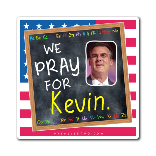 Kevin Stitt - State Executive Governor Oklahoma - The Blackboard Magnet - 3'' - [291]