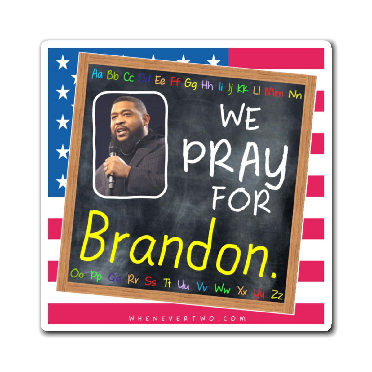 Brandon Tatum - We The People - The Blackboard Magnet - 3'' - [12]