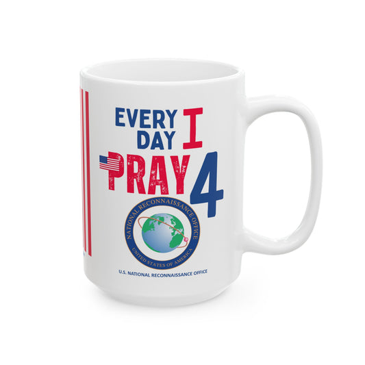 U.S. National Reconnaissance Office - Major Agencies - I Pray - Mug - 15 oz