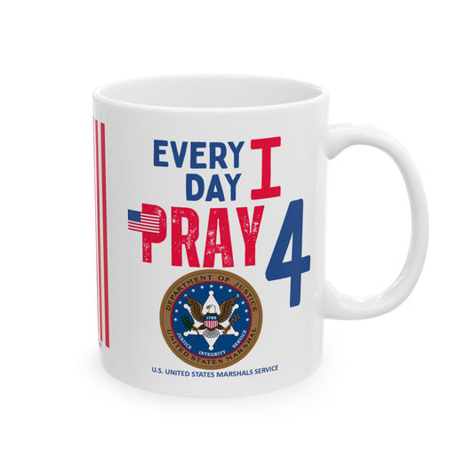 U.S. United States Marshals Service - Major Agencies - I Pray - Mug - 11 oz