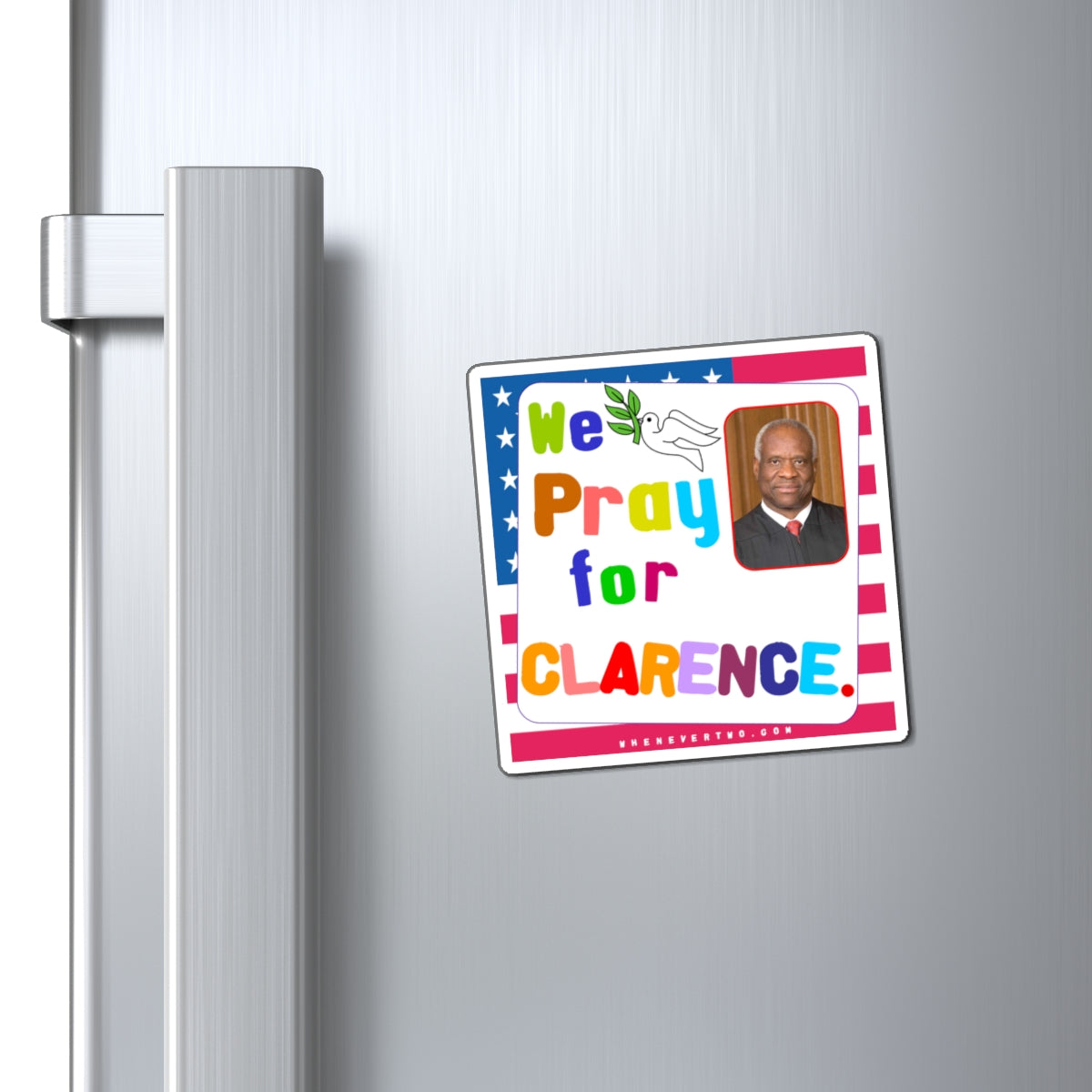Clarence Thomas - Judiciary Supreme Court Associate Justice - Noah's Rainbow Magnet - 3'' - [137]