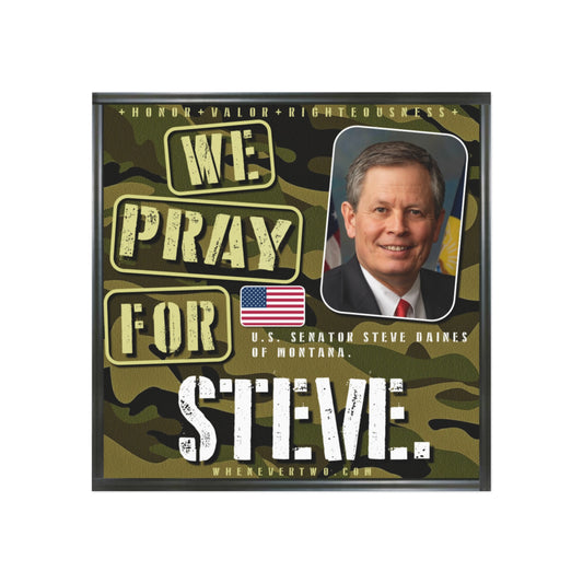 Steve Daines - Legislative Senator Montana - The Man Cave Magnet - 3'' - [227]