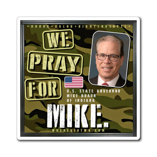 Mike Braun - State Executive Governor Indiana - The Man Cave Magnet - 3'' - [280]