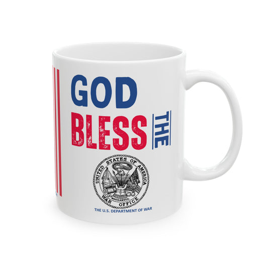 War - Cabinet - God Bless -  Mug - 11 oz