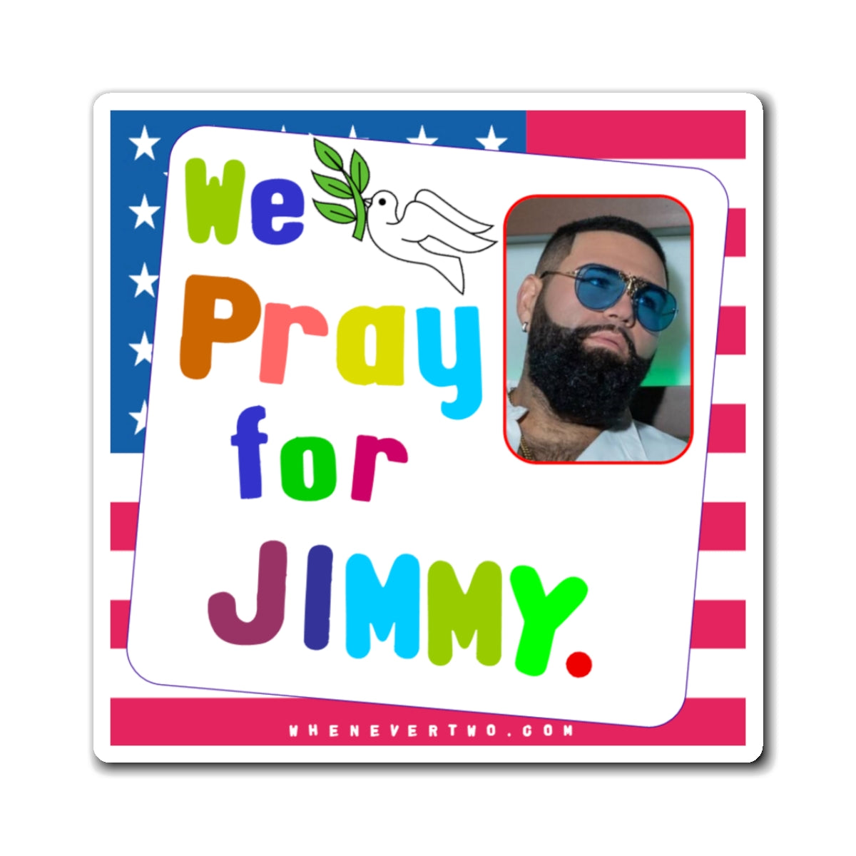 Jimmy Levy - We The People - Noah's Rainbow Magnet - 3'' - [164]